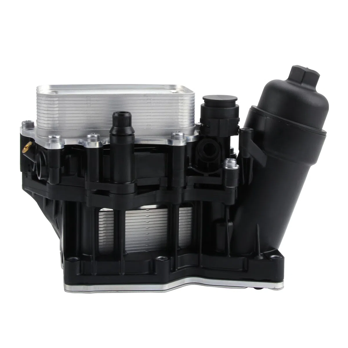 DOCAS Refroidisseur d'huile à moteur 11428507697 11428507694 compatible pour 1er F20 F21 2er F22 3er E90 F30 F80 E93 5er F10 F18 F11 X1 X3 X5 E84 F15 F25